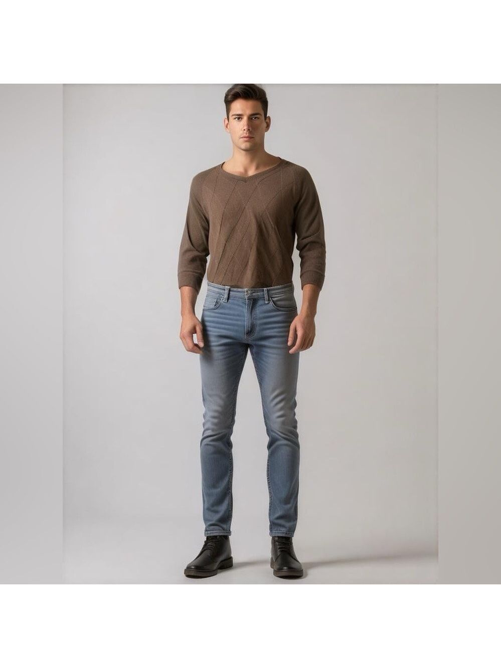 Covington sweater size large brown